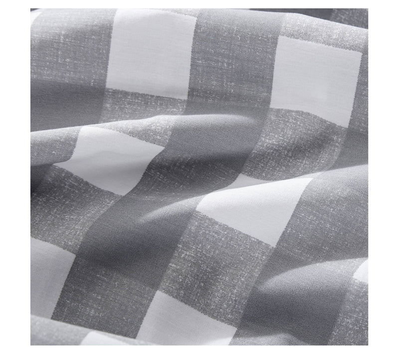 Eddie Bauer Lakehouse Plaid Stone Queen Sheet Set — View 4