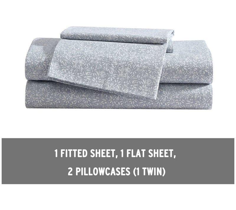 Eddie Bauer Little Blossom Grey King Sheet Set — View 6