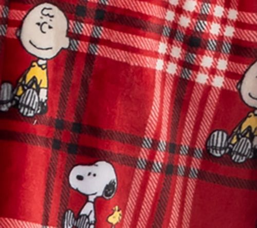 Berkshire Peanuts Holiday 55x70 Plush Throw — View 8