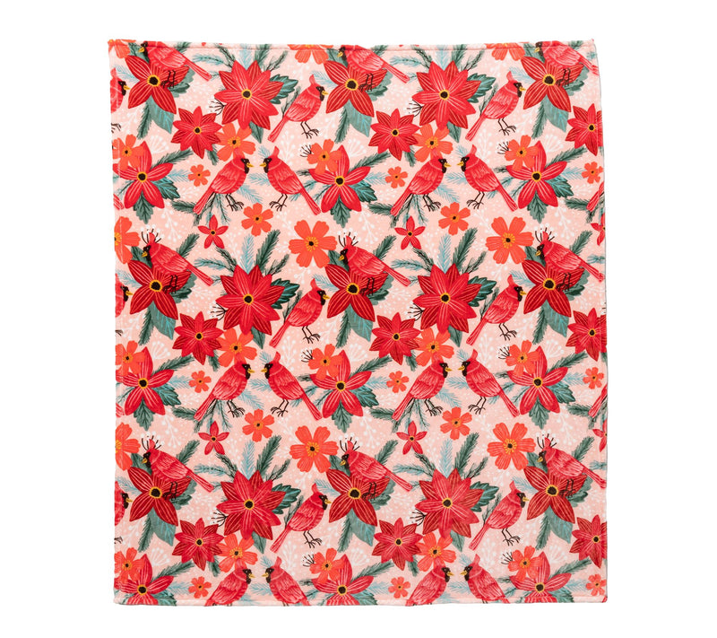 Berkshire Holiday Artist Series 60x70 Printed Plush Throw — View 6