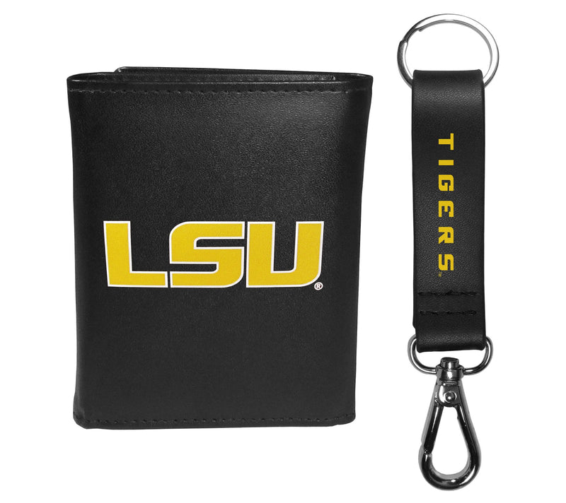 Siskiyou Sports College Tri-fold Wallet & StrapKey Chain — View 23