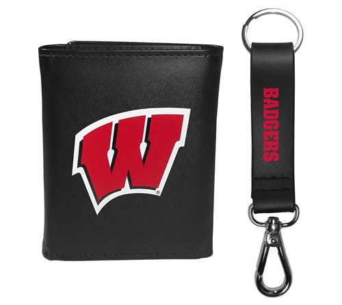 Siskiyou Sports College Tri-fold Wallet & StrapKey Chain — View 40
