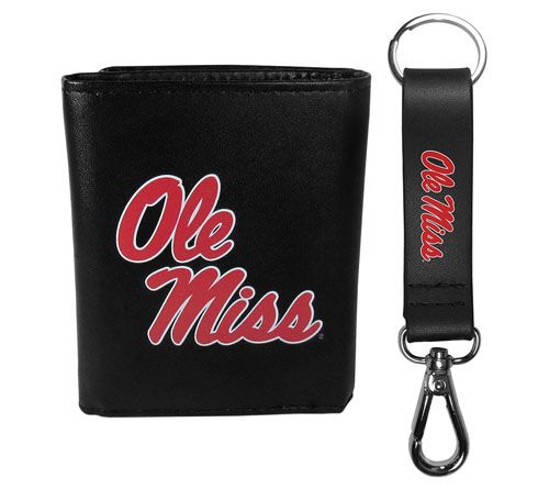 Siskiyou Sports College Tri-fold Wallet & StrapKey Chain — View 24