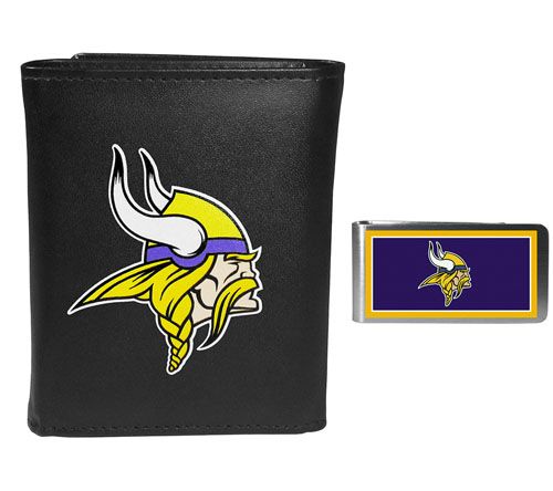 Siskiyou Sports NFL Tri-fold Wallet & Color Money Clip — View 62