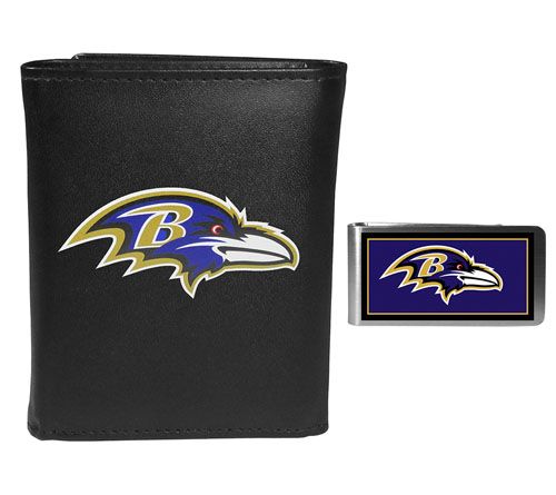 Siskiyou Sports NFL Tri-fold Wallet & Color Money Clip — View 50