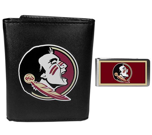 Siskiyou Sports College Tri-fold Wallet & ColorMoney Clip — View 12
