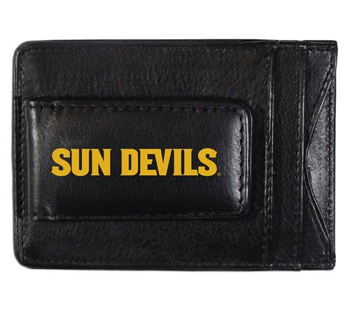 Siskiyou Sports College Logo Leather Cash and Cardholder — View 4