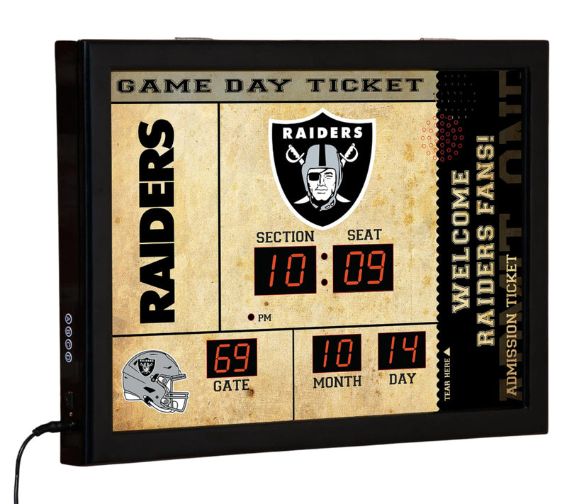 Evergreen NFL Bluetooth Scoreboard Wall Clock — View 40