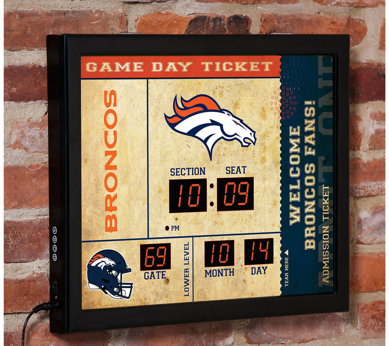 Evergreen NFL Bluetooth Scoreboard Wall Clock — View 10