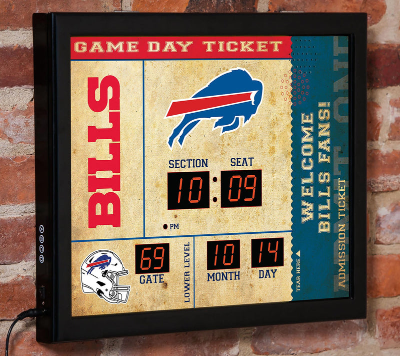 Evergreen NFL Bluetooth Scoreboard Wall Clock — View 16