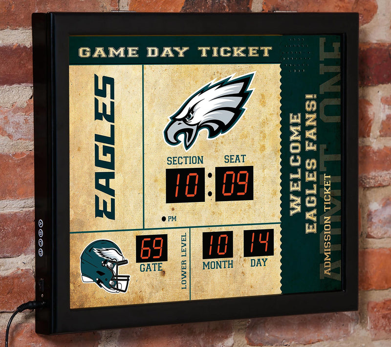 Evergreen NFL Bluetooth Scoreboard Wall Clock — View 17