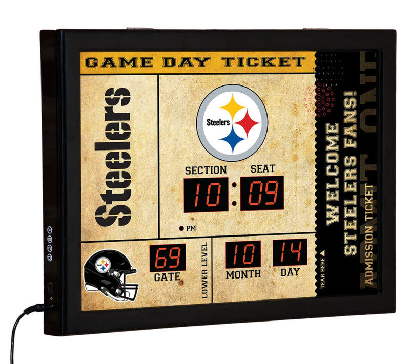 Evergreen NFL Bluetooth Scoreboard Wall Clock — View 20