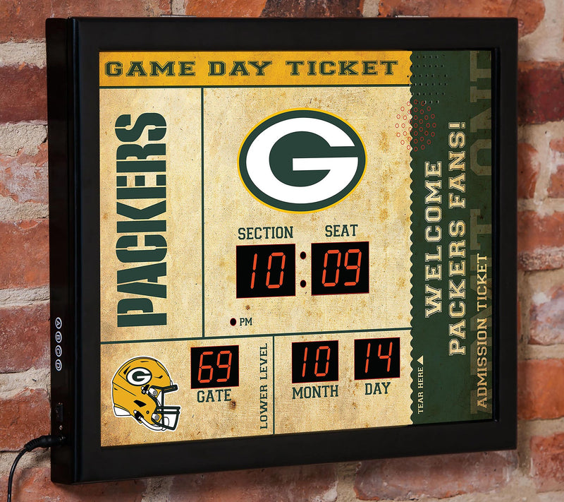 Evergreen NFL Bluetooth Scoreboard Wall Clock — View 21