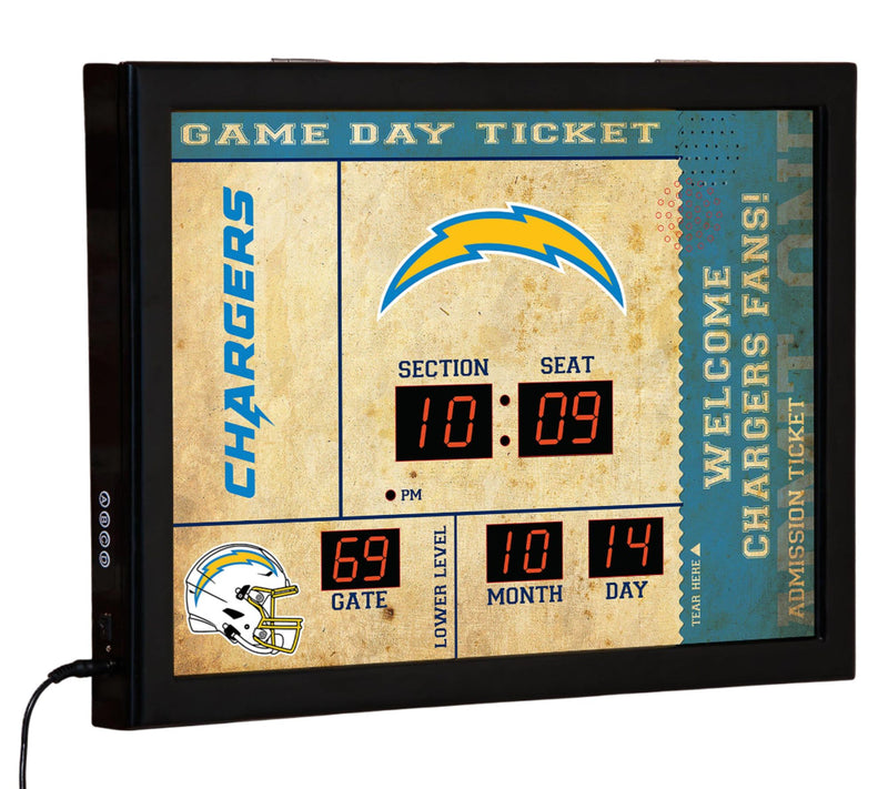 Evergreen NFL Bluetooth Scoreboard Wall Clock — View 26