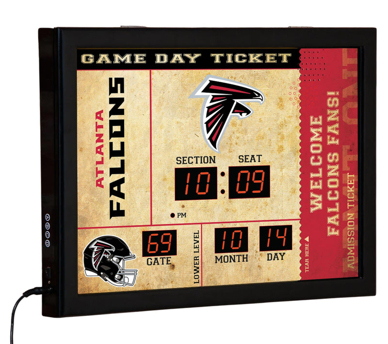 Evergreen NFL Bluetooth Scoreboard Wall Clock — View 28