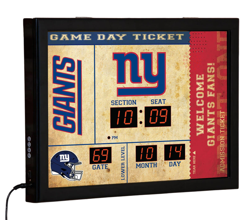 Evergreen NFL Bluetooth Scoreboard Wall Clock — View 63