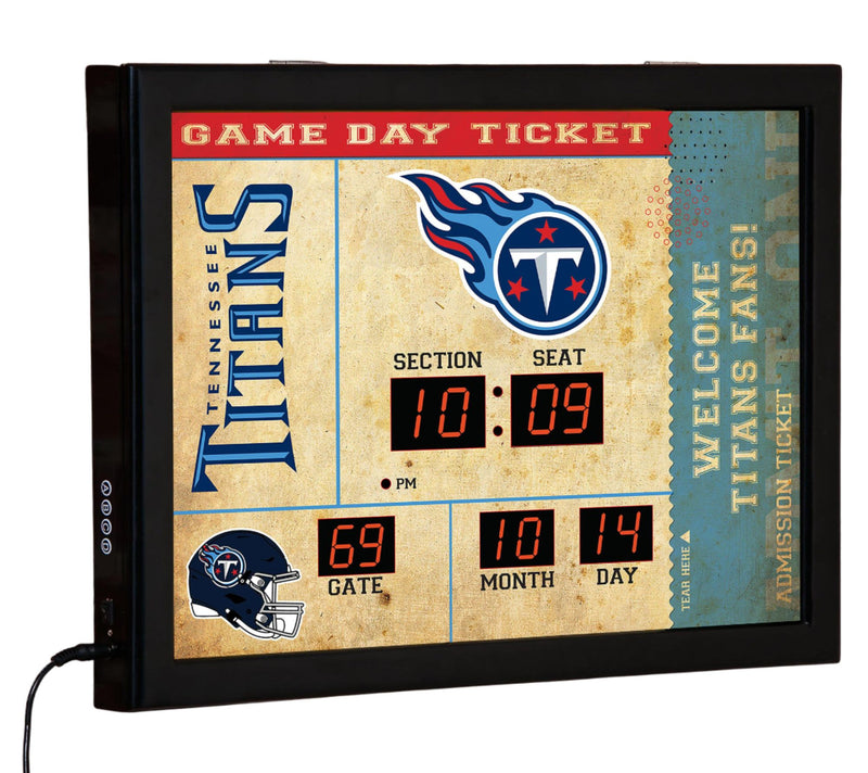 Evergreen NFL Bluetooth Scoreboard Wall Clock — View 64