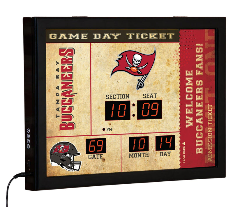 Evergreen NFL Bluetooth Scoreboard Wall Clock — View 34