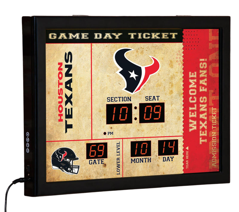 Evergreen NFL Bluetooth Scoreboard Wall Clock — View 36