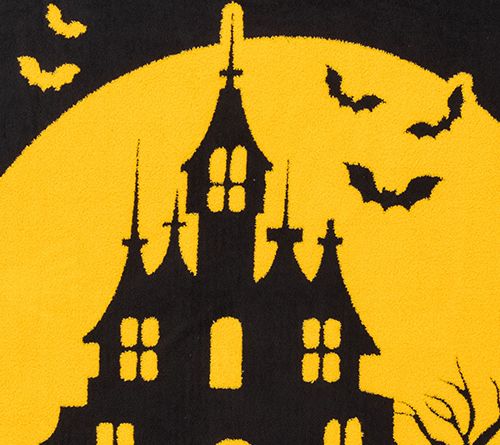 Berkshire Halloween Icon Jacquard Plush 60x70 Throw — View 4