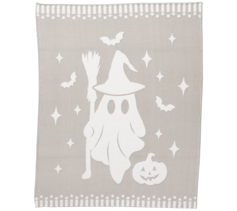 Berkshire Halloween Icon Jacquard Plush 60x70 Throw — View 3