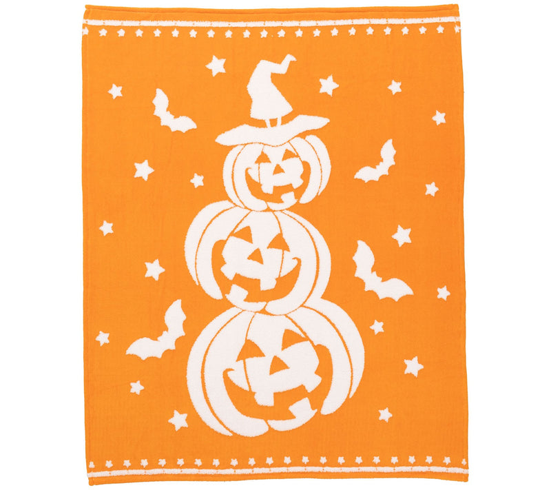 Berkshire Halloween Icon Jacquard Plush 60x70 Throw — View 7