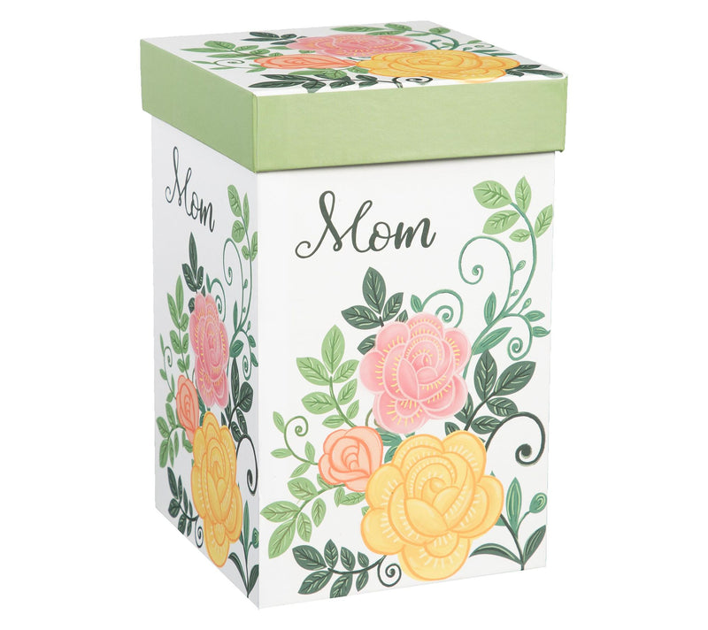 Evergreen 17oz Mom & Florals Ceramic Cup & GiftBox — View 3