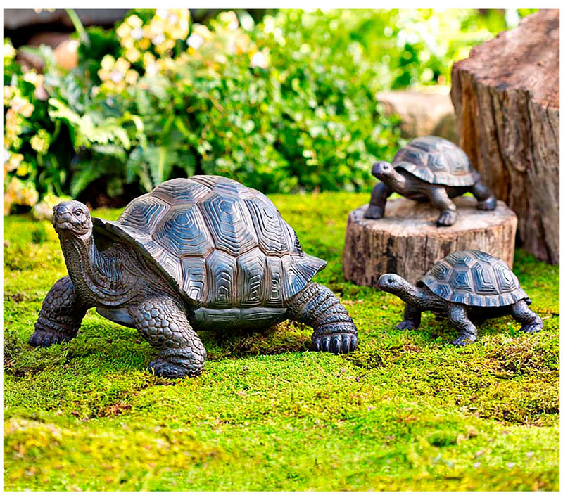 Evergreen Tortoise Family Resin Garden Accent — View 2