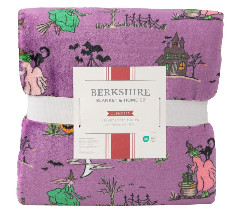 Berkshire Halloween Printed Plush 60x70 Throw — View 2