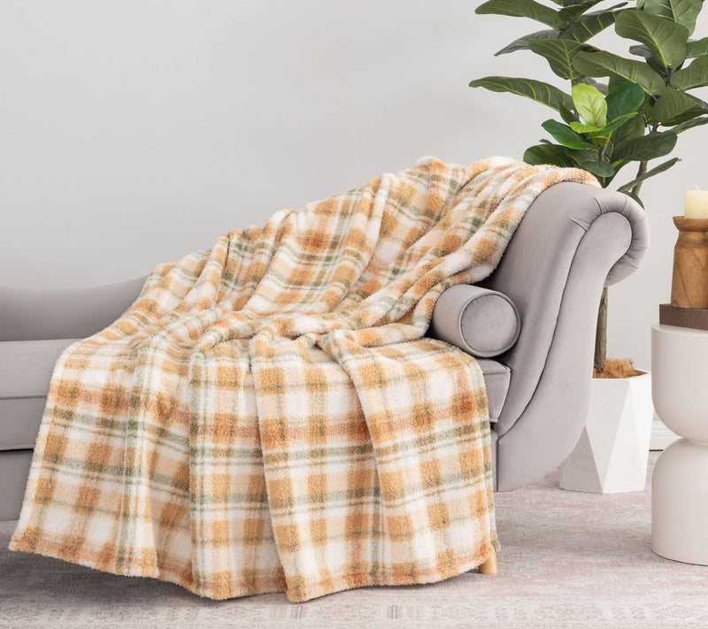 Berkshire Soft Plaid Retro Plush 60x70 Throw — View 6