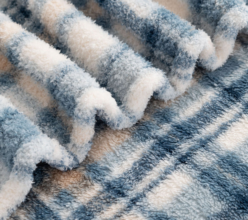 Berkshire Soft Plaid Retro Plush 60x70 Throw — View 14