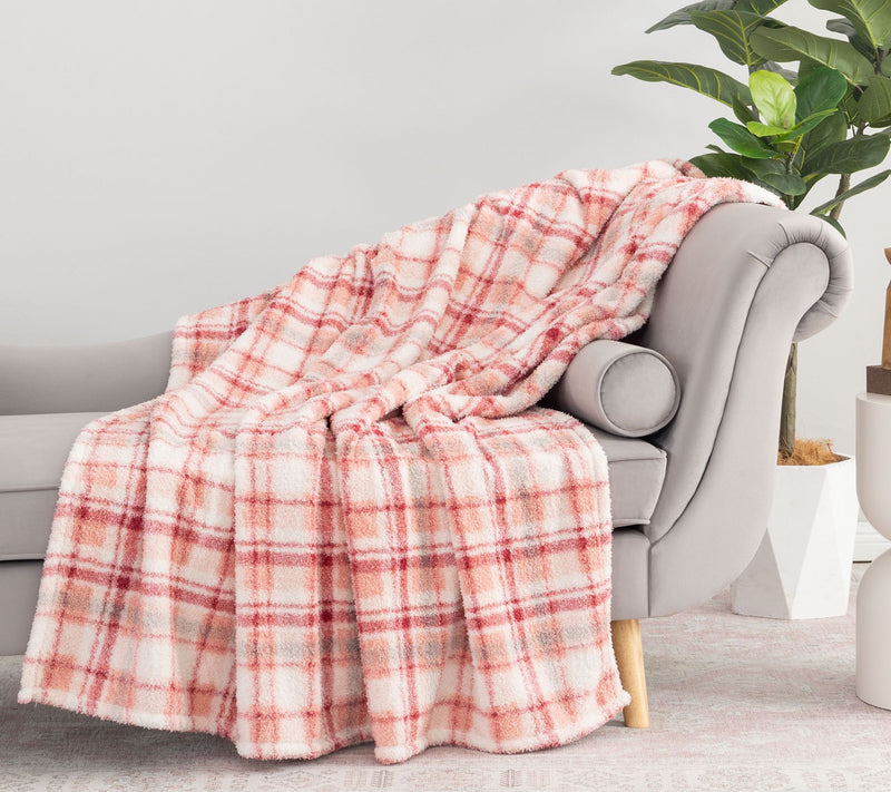 Berkshire Soft Plaid Retro Plush 60x70 Throw — View 11