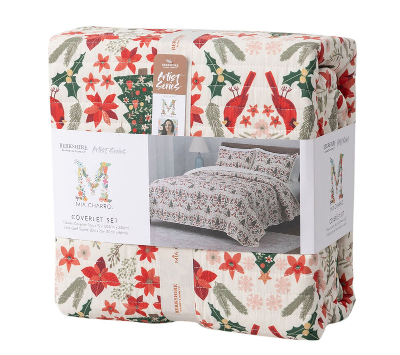 Berkshire Artist Series Coverlet & Sham Set- Queen — View 3