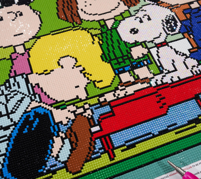 Peanut's 75th Anniversary Diamond Art Club Diamond Painting Kit — View 3