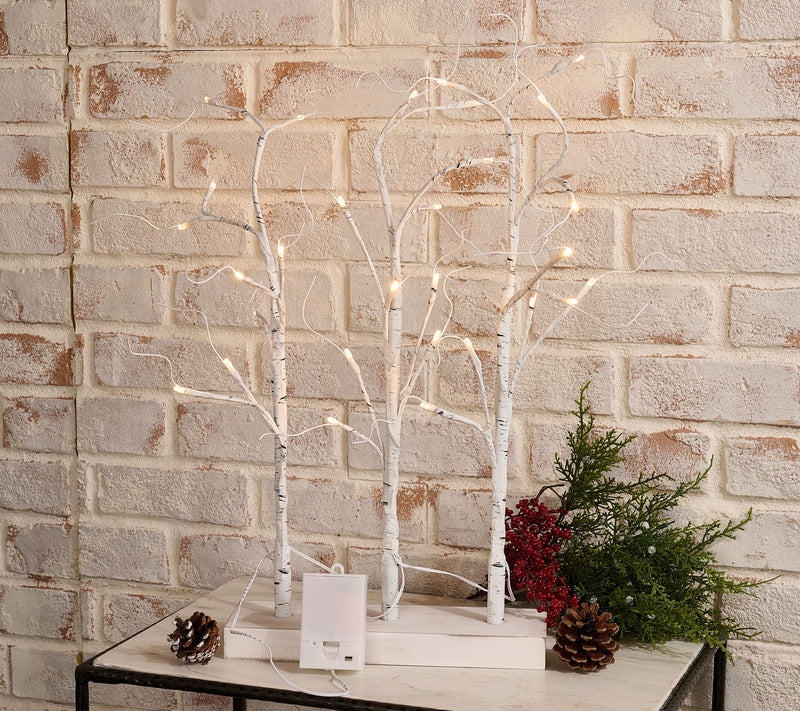 Home Reflections 27.5" Tabletop LED Birch Trees — View 2