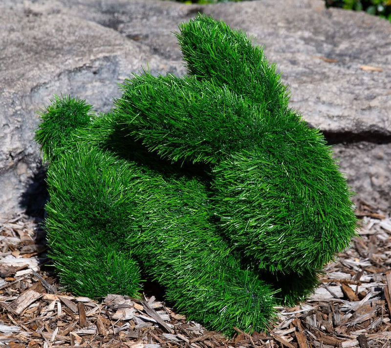Nearly Natural 14" UV Resistant Garden TopiaryBunny — View 7