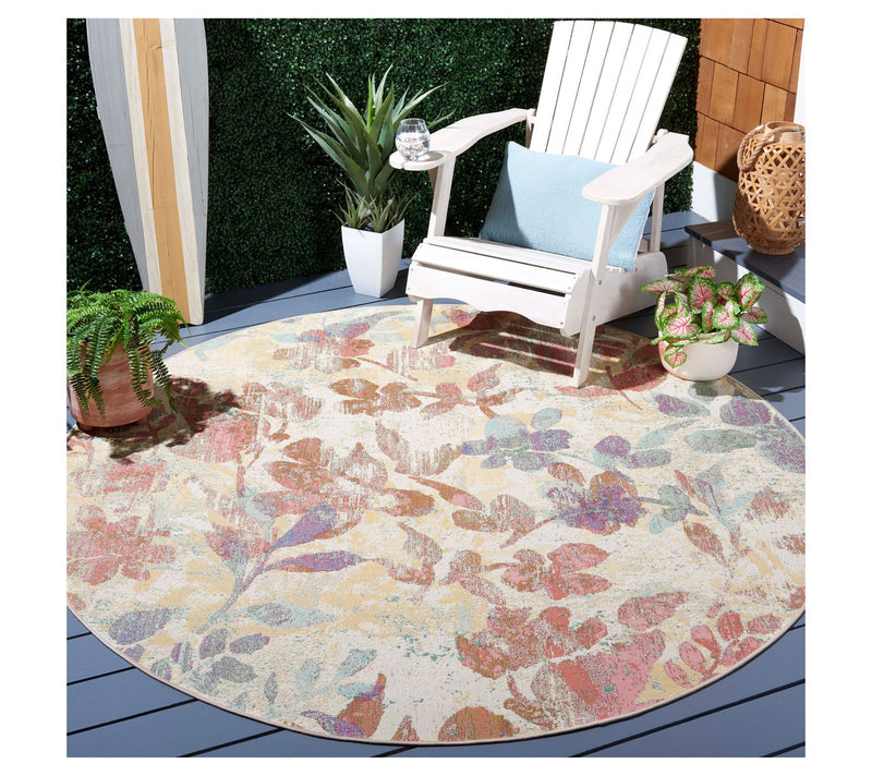 Safavieh Barbados Rustwood Retreat 6'-6" x 6'-6" Round Rug — View 2