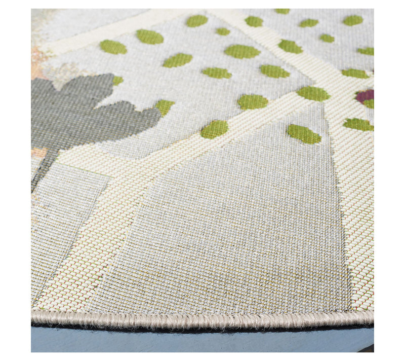 Safavieh Barbados Flamingo Bay 6'-6" x 6'-6" Round Rug — View 4