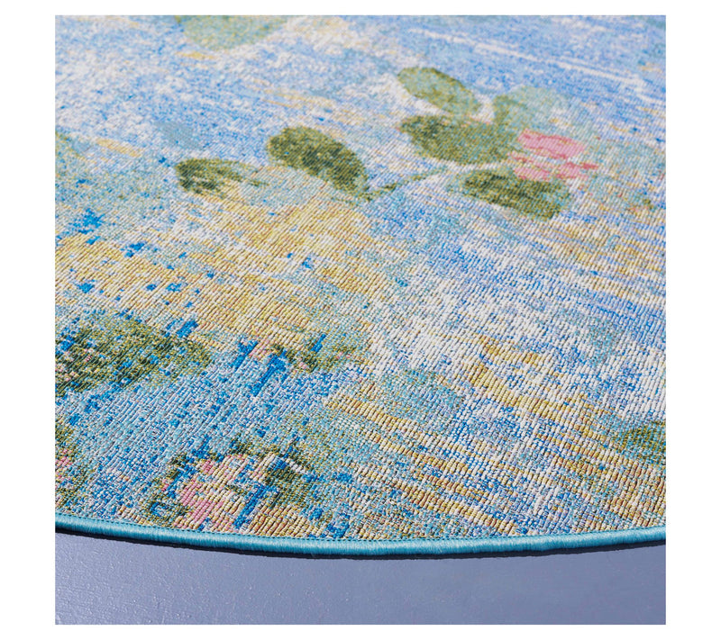 Safavieh Barbados Sunwashed Petals 6'-6" x 6'-6" Round Rug — View 3