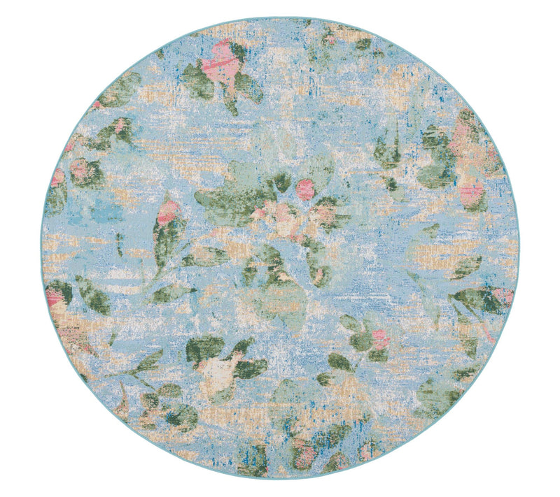 Safavieh Barbados Sunwashed Petals 6'-6" x 6'-6" Round Rug — View 7