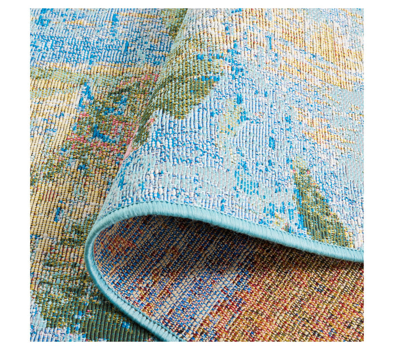 Safavieh Barbados Sunwashed Petals 6'-6" x 6'-6" Round Rug — View 5