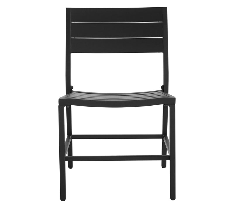 Linon Home Holland Aluminum Outdoor Dining Chair Black Set of — View 3