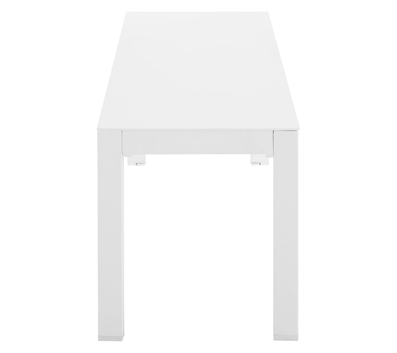 Linon Home Holland Aluminum Outdoor Bench White — View 4