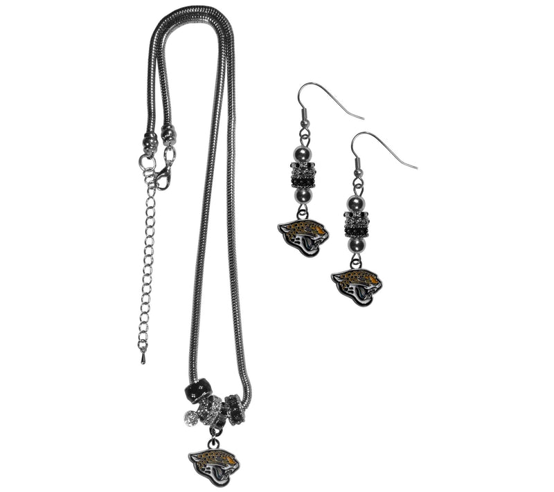 Siskiyou Sports NFL Euro Bead Earrings and Necklace Set — Main view