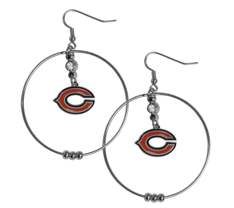 Siskiyou Sports NFL 2 Inch Hoop Earrings — Main view