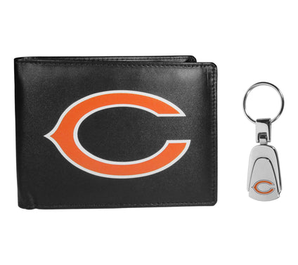 Siskiyou Sports NFL Bi-fold Wallet & Steel Keyhain