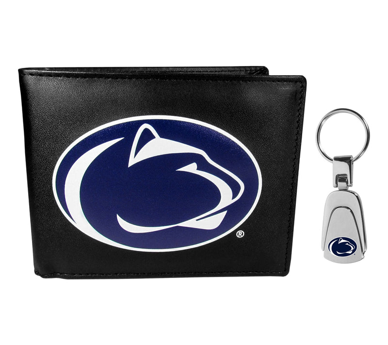 Siskiyou Sports NCAA College Bi-fold Wallet &Steel Key Chain — View 52
