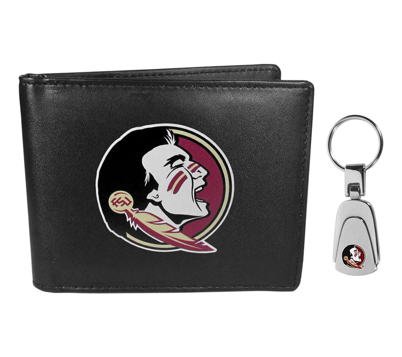 Siskiyou Sports NCAA College Bi-fold Wallet &Steel Key Chain — View 16