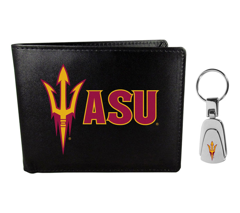 Siskiyou Sports NCAA College Bi-fold Wallet &Steel Key Chain — View 30