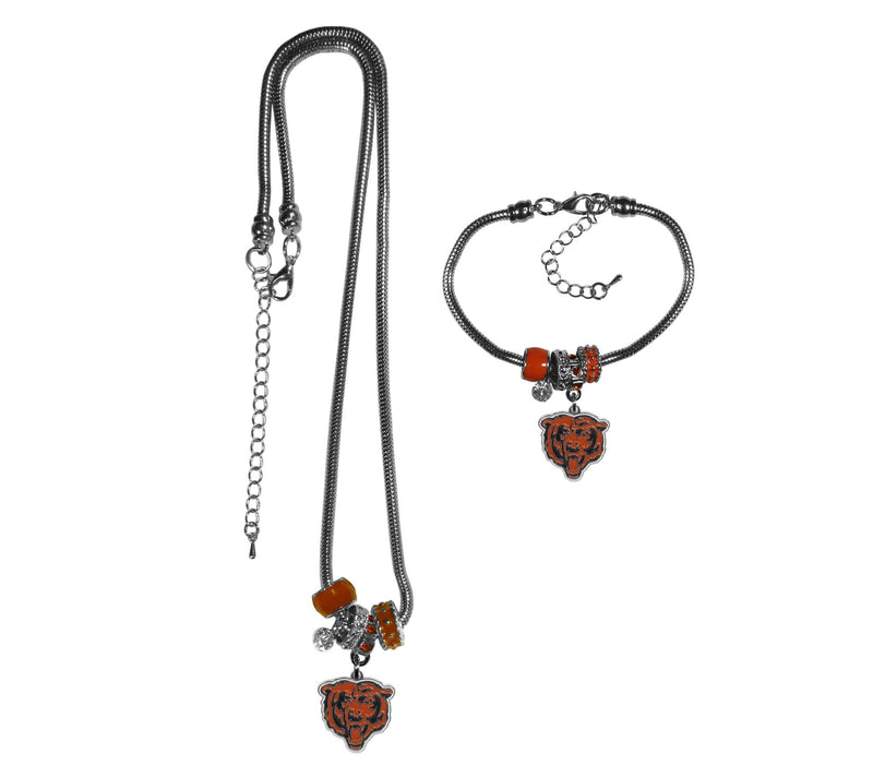 Siskiyou Sports NFL Euro Bead Necklace and Bracelet Set — Main view
